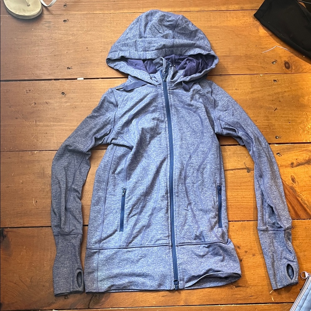 lululemon athletica Heathered Blue Utility Jacket